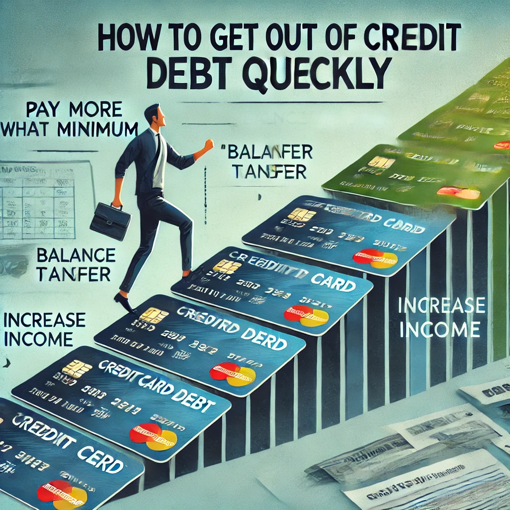 How to Get Out of Credit Card Debt Quickly Featured image