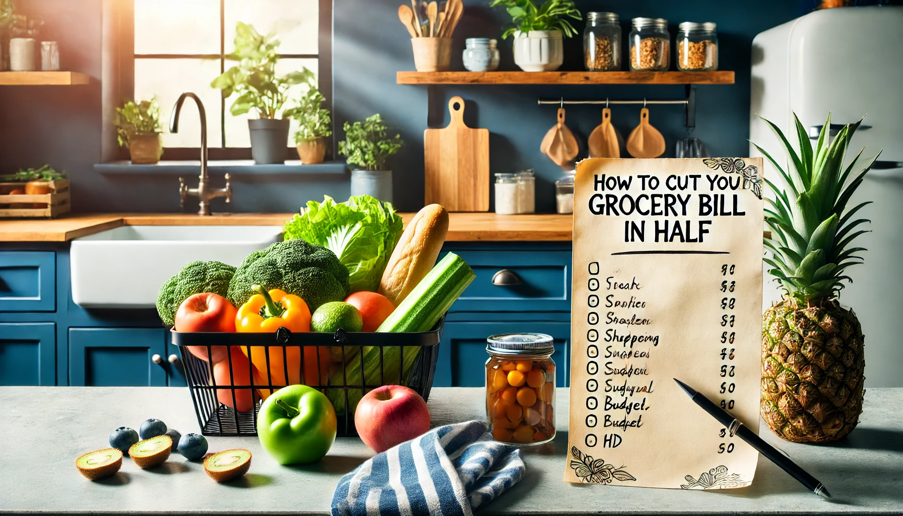 How to Cut Your Grocery Bill in Half Featured image